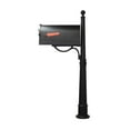 thumbnail image 4 of Special Lite Products SCS-1014-SPK-600-BL Savannah Curbside Mailbox with Ashland Mailbox Post Unit - Black, 4 of 5