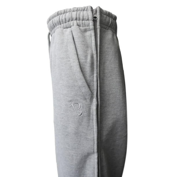 Adaptive FullLength SideZipper Knit Pant Unisex Lightweight Elastic