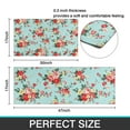 thumbnail image 7 of Pioneer Flower Floral Print Pattern Kitchen Rugs Sets Of 2,Anti Fatigue Kitchen Mat Rugs Non Slip Washable,Decorative Kitchen Floor Mats for Kitchen,Sink,Laundry,17"x30"+17"x47", 7 of 7