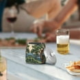 thumbnail image 5 of Yayeee Ashtray with Lid for Cigarette Smokeless Stainless Steel Home Ash Holder, Retro Pine Tree, 5 of 7
