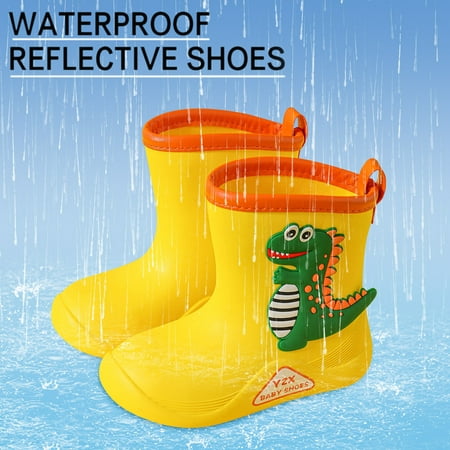 

TALKVE Children Cute Cartoon Fashion Waterproof And Non Slip Rain Boots Rain Boots Soft Bottom Fashion Rain Boots