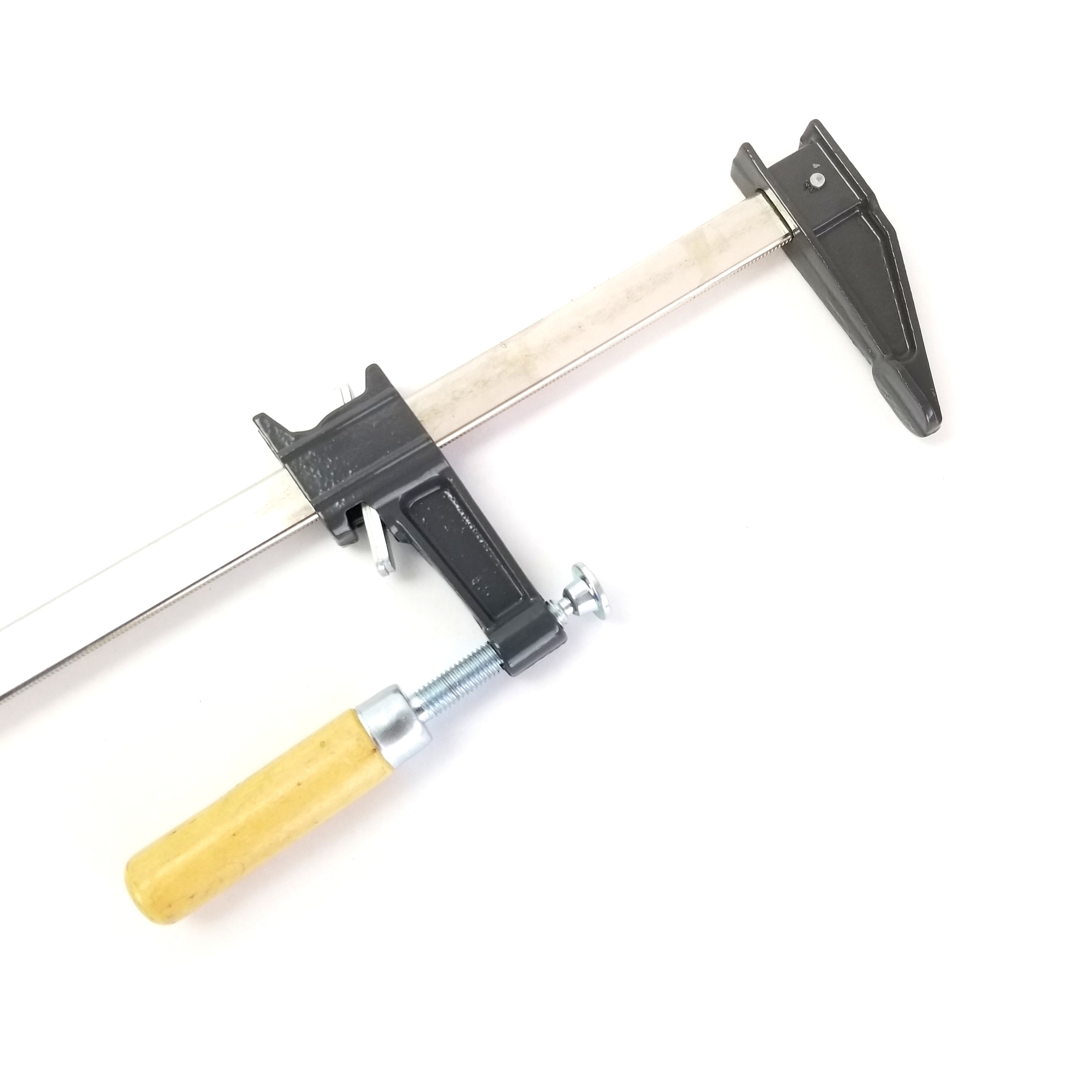 Set of 8 - 12" Steel Bar Clamp with Metal Ratcheting System and Quick Release Suitable for a Wide Range of Woodworking and Metalworking