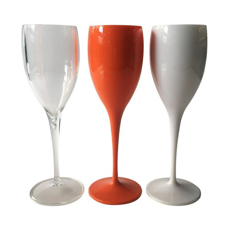 Set of Three Etched Glass Champagne Glass – Champagne Glasses with