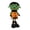 Army Green, variant on Halloween Zombie Stuffed Animal, 13.7 in Green Undead Plush, Halloween Indoor Decoration for Table Fireplace, Trick Or Treat Halloween Party Gift (Green)