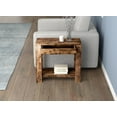 thumbnail image 3 of Safdie & Co. Table D’Appoint 24L Bois Brun Récupéré 1 Tiroir 1 Étagère, 3 of 4