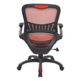 thumbnail image 5 of Mesh Seat and Back Manager's Chair in Red Mesh Fabric, 5 of 12
