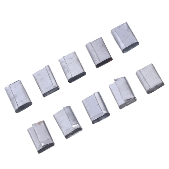 Clips Para Flejes, Alrededor De 260 Piezas Sellos Para Flejes De Embalaje Buena Capacidad De Sujeción Para Correa De PP De 12-16 Mm