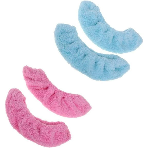 Nvzi 2 Pair Ice Skating Hockey Figure Skates Blade Cover Protector Soaker Guards