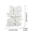 thumbnail image 3 of Easter Bunny Silicone Mold Set - 4 Rabbit Poses for DIY Resin Crafts & Spring Decorations, 3 of 9