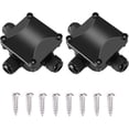 thumbnail image 1 of Caja de conexiones eléctricas impermeable IP68, conector de cable de 3 vías, caja de plástico, juego de 2 conectores., 1 of 5