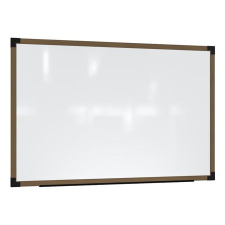 UPC: 0014935333096 | Ghent Prest Wall Whiteboard Magnetic Driftwood Oak Frame2 x 3ft