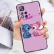 thumbnail image 3 of Anime Stitch Cute Disney For Xiaomi Redmi Note 12 12S Turbo 11 11T 11S 10 10S 9 8 8T 7 Pro Plus 5G Black Phone Case Cover, 3 of 5