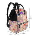 thumbnail image 2 of Daiia Cute Lamas Large Capacity Baby Bag Waterproof Stylish Diaper Bag Mummy Backpack Adjustable Straps Diaper BagBaby Essentials Bag, 2 of 6