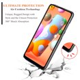 thumbnail image 5 of Nagebee Case for Samsung Galaxy A11 with Tempered Glass Screen Protector (Full Coverage), Armor Defender [Swivel Belt Clip Holster] [Built-In Kickstand] Shockproof Rugged Phone Cover (Shell Black), 5 of 8