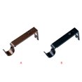 thumbnail image 2 of 2pcs Window Curtain Rod Brackets Home Bedroom Living Room Iron Curtain Drape Rod Holder Rack, Brown Workhe, 2 of 9