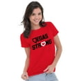 thumbnail image 3 of Vegas Strong NV Victim Support Love Womens Fitted Plus Size Graphic Tee Brisco Brands 2X, 3 of 5