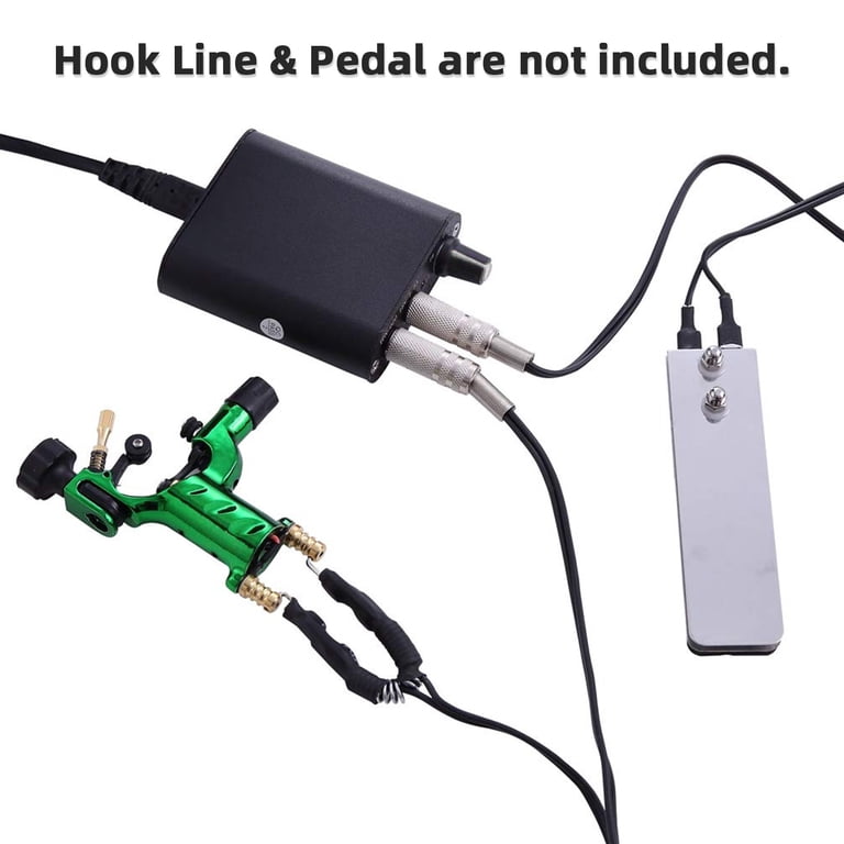 タトゥーマシンセット TPN-020 電源 フットペダル Mini Tattoo Power Supply Set TPN-020 18V/1.5A 90V-265V Tattoo Mini