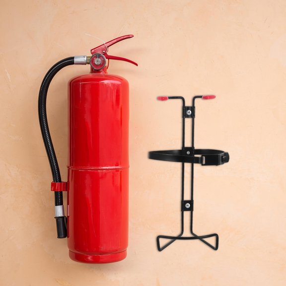 HOMEMAXS Heavy Duty Wall Mount Fire Extinguisher Holder Bracket for Home Use Multi Stable Reliable