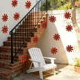 thumbnail image 5 of Iron Garden Wall Hanging Daisys | Outdoor Waterproof Floral Decoration 3.5in | Colorful 3D Metal Flowers for Courtyard, Balcony, Indoor Sofa Wall, Durable Iron Craft, 5 of 6