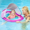 thumbnail image 2 of Bouée et pare-soleil Baby Spring Float - Poisson rose, 2 of 3