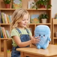 thumbnail image 5 of Plush Toys Blue Recycle Bin Stuffed Doll 15.7 Inch Soft Pillow Toys for Student Bedroom Nursery Decor Birthday Gift, 5 of 8