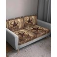 thumbnail image 3 of Rustic Country Couch Cushion Covers Stretch, Washable Sofa Seat Covers Individual Seat Cushion Sofa Slipcovers Western Stars Brown Texture Wooden Print Couch Cover Furniture Protector S-1PCS, 3 of 7