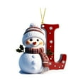 thumbnail image 3 of Adornos Navideños con Letras 2025, Colgante de Ciervo Navideño, Decoración de Madera para Mesa, Adornos Personalizados, 3 of 6