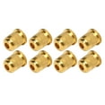 thumbnail image 2 of Guitar String Ferrule, High Hardness Compact Bass Through Body Buckle Wear Resistant 8PCS  For Replacement Golden,Silver,Black, 2 of 8
