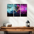 thumbnail image 2 of Elephant Stock Dj At The Turntable Wall Art - Horizontal Multi Panel Canvas - Living Room Wall Decor - Music Multi Panel - Purple And Blue Decor - 23" x 14", 2 of 4