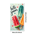 thumbnail image 3 of Colorful Design Summer Banner Ice Cream Pattern Popsicle Decor Seasonal Decoration for Summer Festival Outdoor Party Beach Gathering, 3 of 7