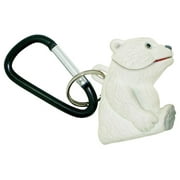 Wildlight Animal Carabiner Flashlight - Polar Bear | Animal Keychain Lights