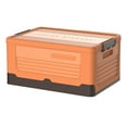 thumbnail image 2 of GUOOL Storage Box Easy Use Saving Space with Handles Accs Stackable Storage Container Orange L, 2 of 9