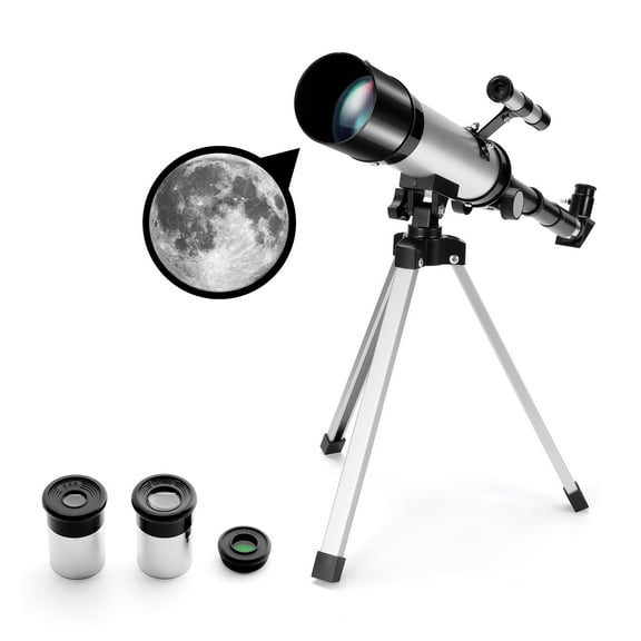 Telescope, 360X50mm Astronomy Refractor Telescope Portable Telescope with Tripod for Kids Beginners Birthday Christmas Gift