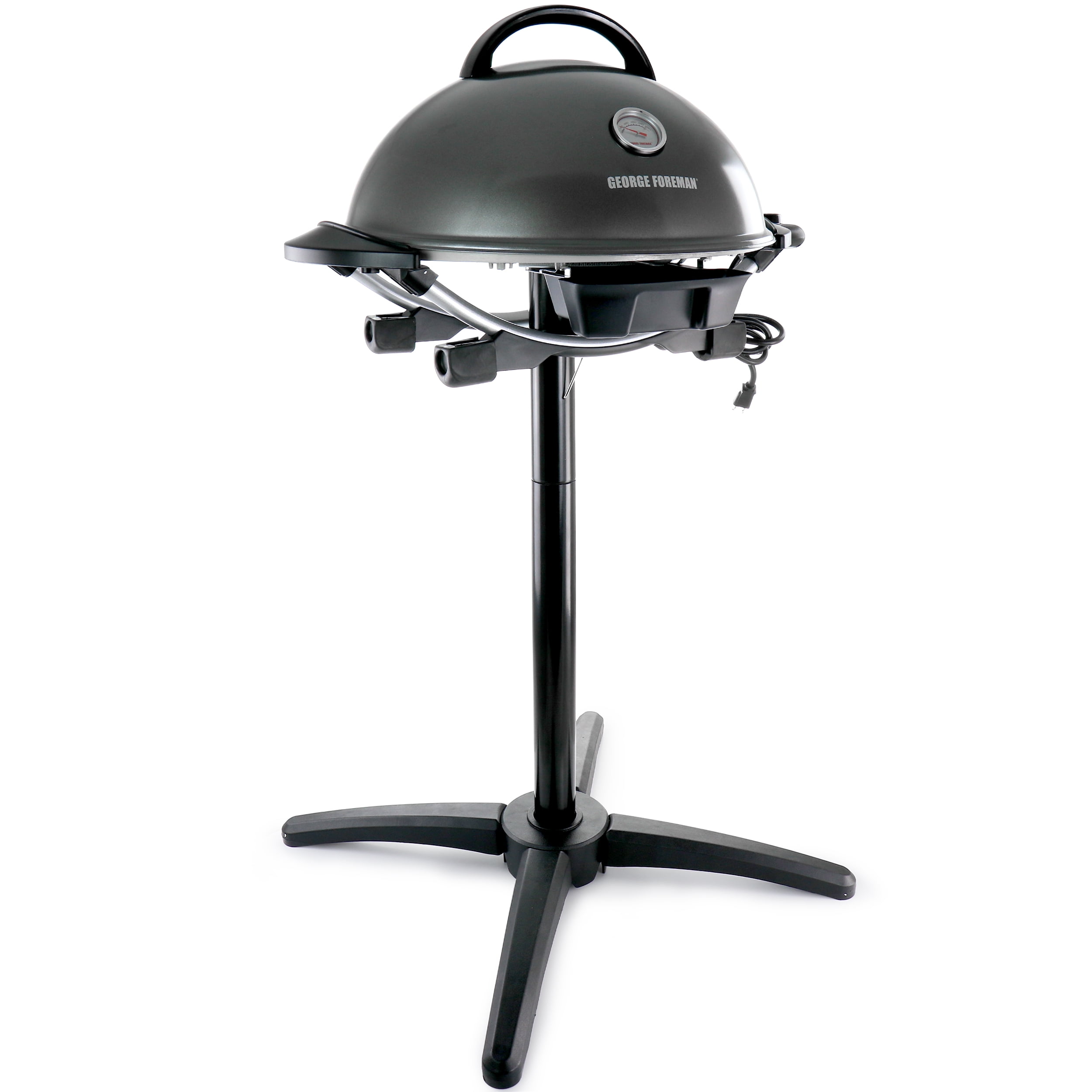 George Foreman Indoor and Outdoor Electric Grill with Lid Gfo3320gm