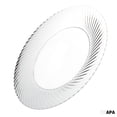 thumbnail image 6 of Ilyapa 100 Pack 10 Inch Disposable Dessert Plates, Plastic Clear Party Sets for 100 Guests, Clear Appetizer and Cake plates 10", Party & Dinner Accessories, Round, 6 of 7