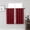 Red, variant on MKHILL Aether Red Blackout Curtains Set of 2, 45 Inch Long Short Room Darkening Window Drapes for Kitchen Laundry Bathroom Small Window, Each 40"W x 45"L, Red