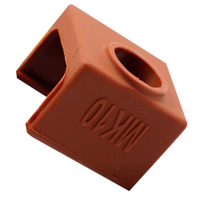 Impresora 3D Calentador Bloque Cubierta De Goma De Silicona Calcetines De Extremo Caliente Manga De Protección De Extrusora Café Macarena Funda de silicona