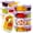 Purple, variant on 8 Pack Glass Meal Prep Containers 3 Compartment 36oz Food Storage With Lids Airtight Lunch Bento Boxes & Leak Proof (8 8 Container) - Black