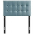 thumbnail image 4 of Modway Lily Biscuit Tufted Twin Performance Velvet Headboard in Light Blue, 4 of 6