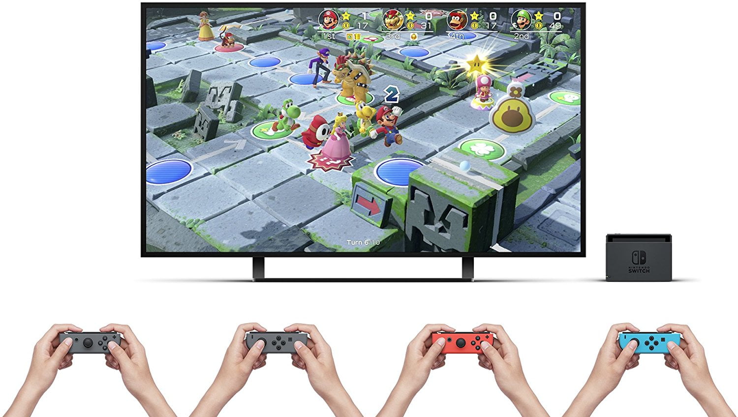 mario party switch with controller