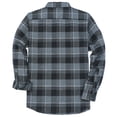 thumbnail image 3 of Dubinik® Flannel Shirt for Men Long Sleeve Men's Casual Button-Down Shirt 100% Cotton Soft Plaid Regular Fit with Pockets, 3 of 7