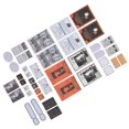 thumbnail image 3 of Retro Sticker, Safe To Use Waterproof Duatproof Dustproof Sticker  For Bedroom For Laptop For Car Black Space, 3 of 8