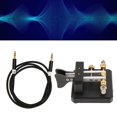 thumbnail image 3 of Morse Code Key Double Paddle Shortwave Portable CW Telegraph Key Camping Indoor, 3 of 7