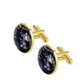 thumbnail image 2 of Wolf Men's Cufflinks for Formal Attire Made of Stainless Steel Special Occasions, 2 of 6