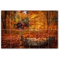 thumbnail image 1 of Picture-Tiles.com: Autumn Ceramic Tile Wall Mural WAL500009-64XL. 72"W x 48"H using (24) 12" x 12" Ceramic Tiles-Satin Finish, 1 of 3