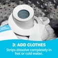 thumbnail image 6 of Tru Earth Compact Dry Laundry Detergent - Up to 128 Loads (64 Sheets) - Paraben-Free - Original Eco-Strip Liquidless Detergent, Travel - Fresh Linen | Packaging May Vary, 6 of 7