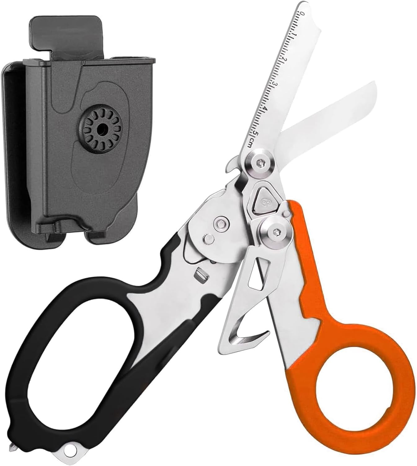 Trauma Shears,6 in-1 Emergency Response Shears with Protective Sheath,Medical Scissors Trauma Scissors for Outdoor Camping Rescue