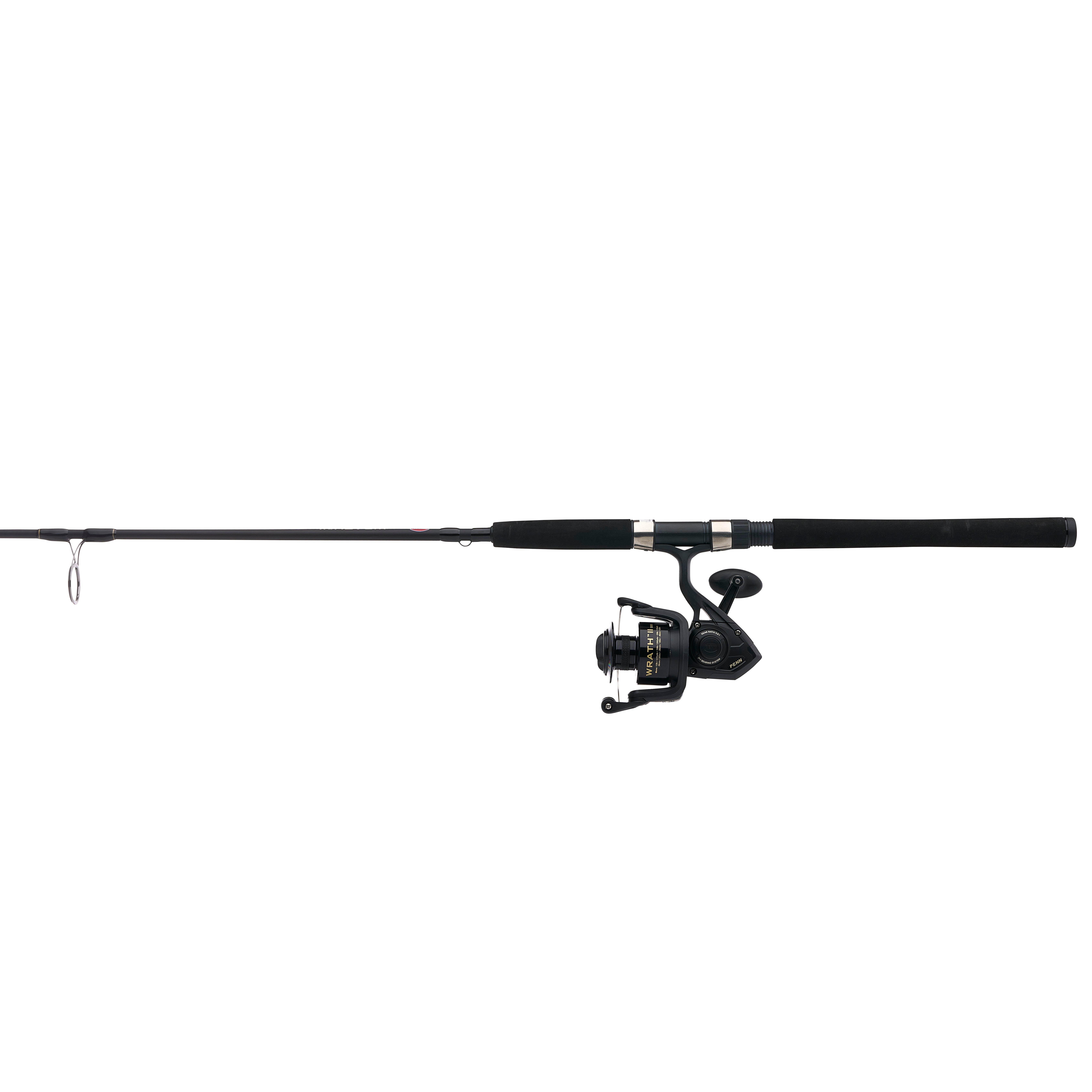 PENN Wrath II Spinning Fishing Combo, 7' Medium Heavy Rod, 5000 Size Reel