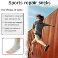 thumbnail image 5 of 3 Pairs Moisturizing Gel Heel Socks Vented Unisex Toe Open Feet Care Dry Skin, 5 of 5