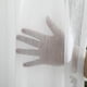 thumbnail image 5 of Cortina semitransparente blanca hueca, cortina de panel de gasa de ventana transpirable para dormitorio, sala de estar, 1 pieza, 100x250cm Advancent LF0159-03B, 5 of 7